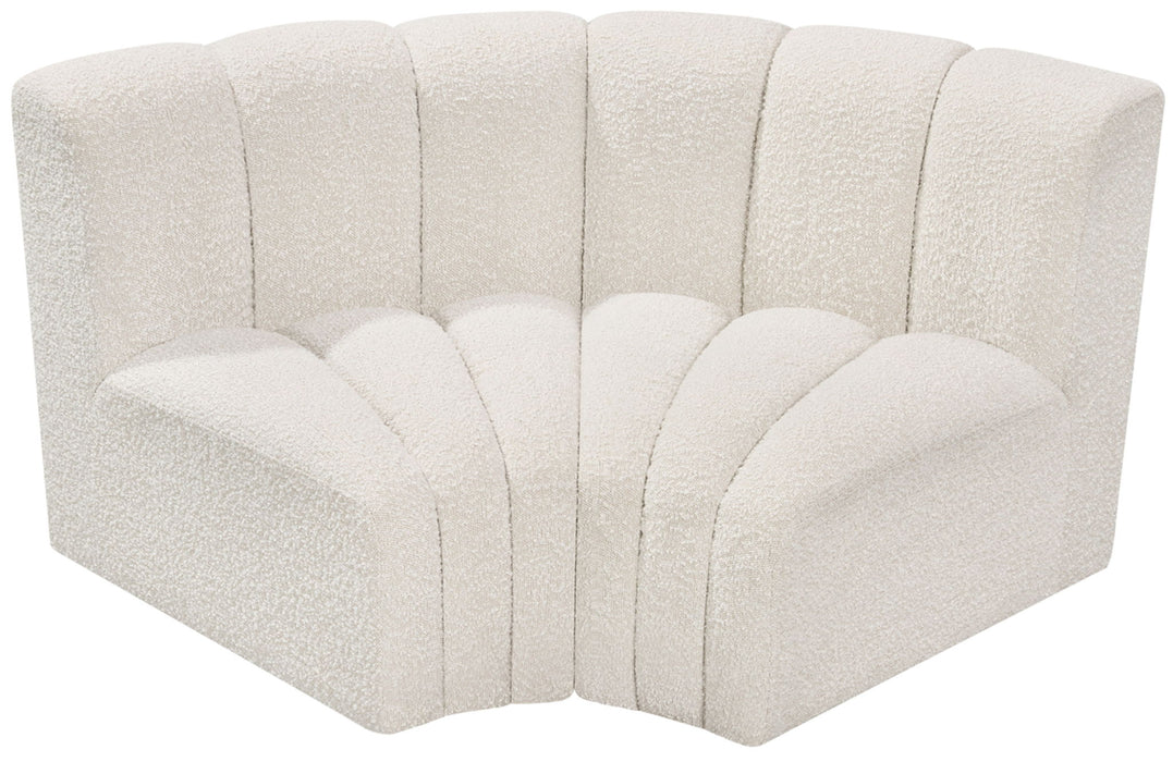 Arc - Boucle Fabric 2 Piece Modular Sofa - Simple Home Plus