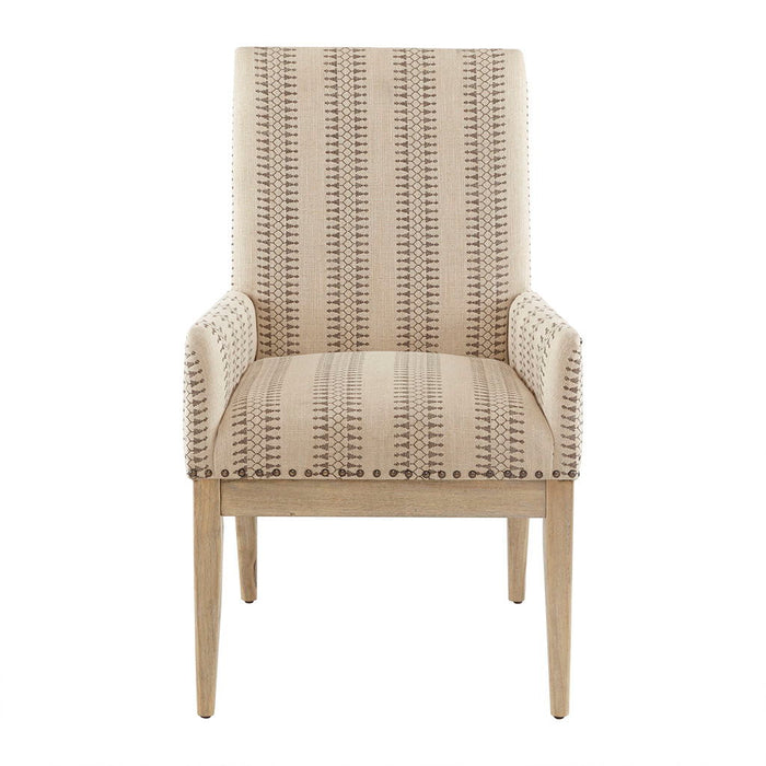Rika - High Back Dining Armchair (Set of 2) - Natural - Simple Home Plus