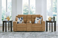 Kanlow - Dbl Reclining Loveseat With Console - Simple Home Plus