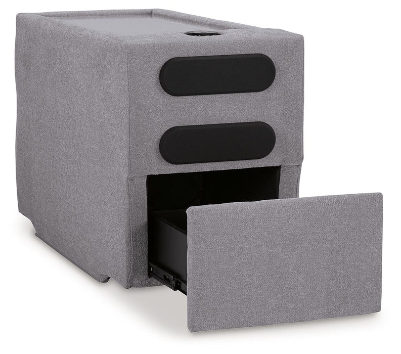 Modmax - Console With Audio System - Granite - Simple Home Plus