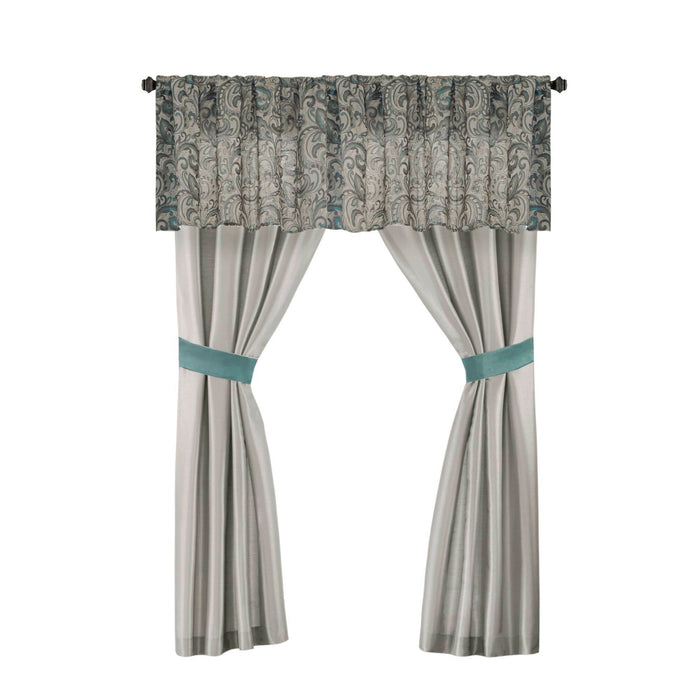 Brystol - Queen 24 Piece Room In A Bag - Teal