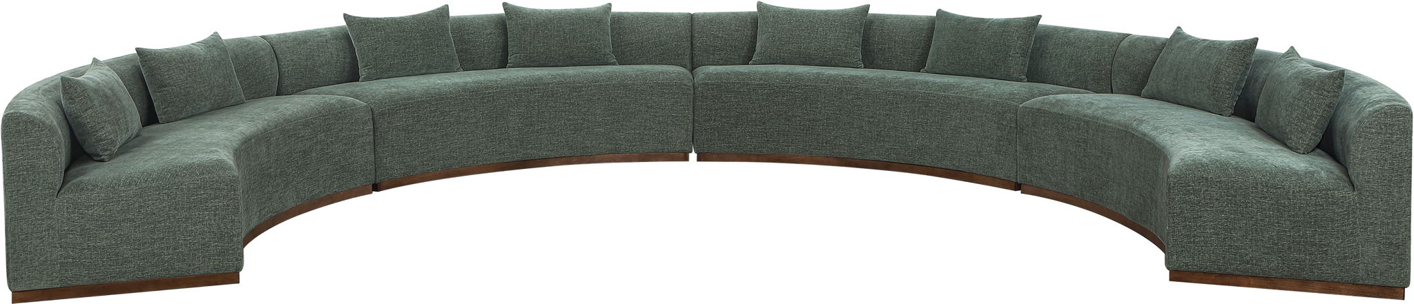 Avanti - Chenille Fabric Upholstered 4 Piece Modular Sectional - Simple Home Plus