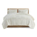 Malea - Twin Shaggy Comforter Mini Set - Ivory - Simple Home Plus