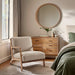 Novak - Mid-Century Modern Accent Armchair (Set of 2) - Taupe - Simple Home Plus