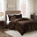 Duke - King Comforter Mini Set - Chocolate - Simple Home Plus