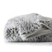 Botswana Animal Print - 60x80" Faux Fur Throw Blanket - Snow Leopard - Simple Home Plus