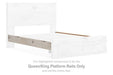 Lawroy - Queen/King Platform Rails - Light Natural - Simple Home Plus