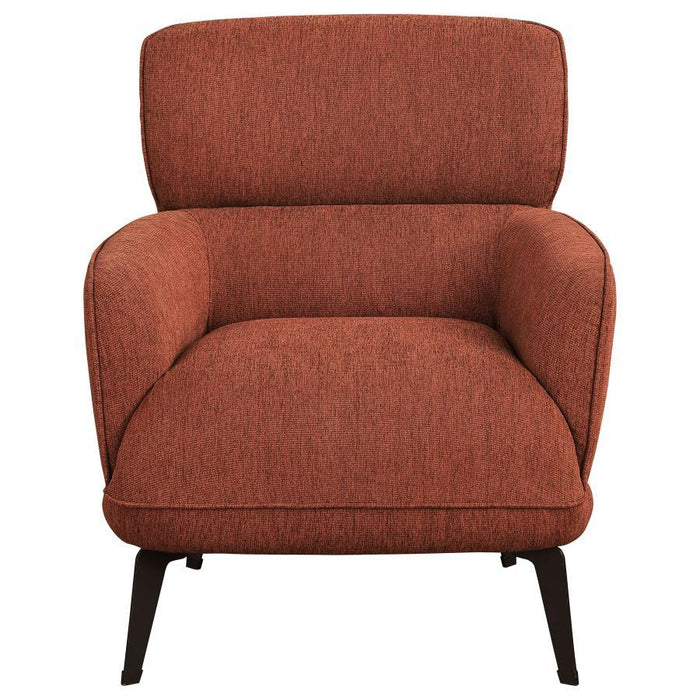 Andrea - Upholstered Crecent Arm Accent Chair - Simple Home Plus