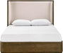 Tiberio - Textured Fabric Bed - Simple Home Plus