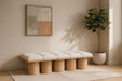 Pavilion - 10 Piece Modular Bench With Natural Base - Simple Home Plus
