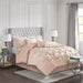 Laurel - King 7 Piece Tufted Comforter Set - Blush - Simple Home Plus