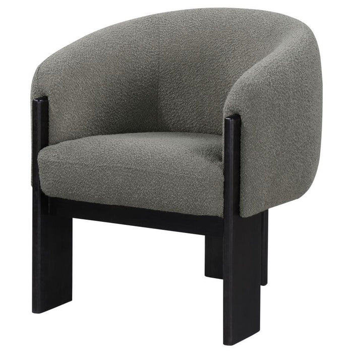 Valdez - Boucle Upholstered Barrel Back Accent Chair - Simple Home Plus