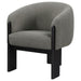 Valdez - Boucle Upholstered Barrel Back Accent Chair - Simple Home Plus