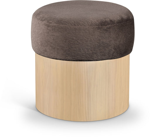 Nimes - Ottoman / Stool With Natural Base - Simple Home Plus