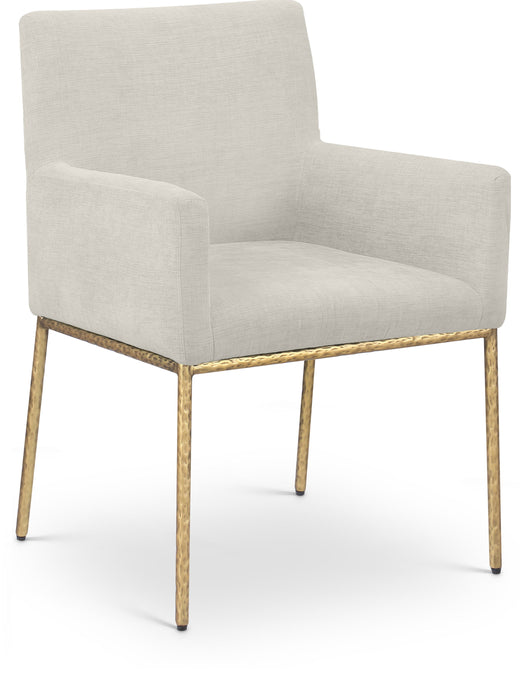 Reeves - Dining Chair With Gold Legs (Set of 2) - Simple Home Plus