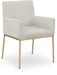 Reeves - Dining Chair With Gold Legs (Set of 2) - Simple Home Plus