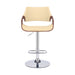 Aspen - Adjustable Bar Stool Chrome Base - Simple Home Plus