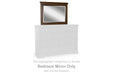 Taffenbrook - Bedroom Mirror - Medium Brown - Simple Home Plus