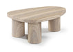 Teramo - Traverine Concrete Indoor/Outdoor Coffee Table - Simple Home Plus