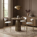 Lupita - Vegan Leather Upholstered Bar Stool With Brushed Gold Frame (Set of 2) - Simple Home Plus