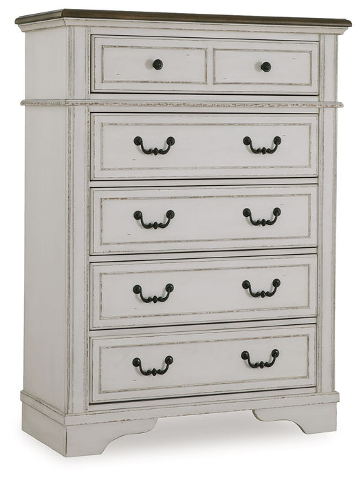 Blendon - Two-tone - Five Drawer Chest - Simple Home Plus