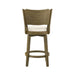 Winsley - Coastal Modern Swivel Wood Counter Height Kitchen Bar Stool - Simple Home Plus