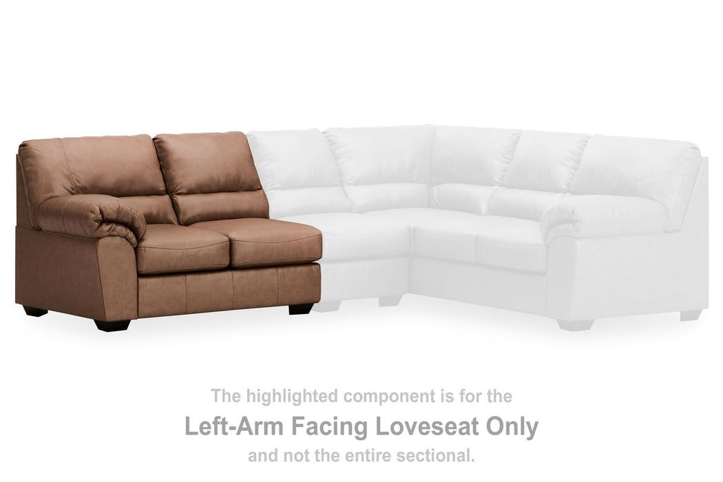 WillowBend - LAF Loveseat - Caramel - Simple Home Plus
