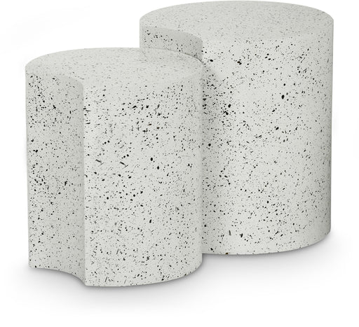 Dimple - Modular End Table - Terazzo Finish - Simple Home Plus