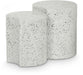 Dimple - Modular End Table - Terazzo Finish - Simple Home Plus