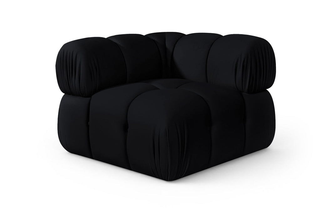 Orin - Velvet Performance Fabric Upholstered Modular Corner Chair