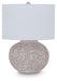 Vien - Terracotta Table Lamp - Distressed White - Simple Home Plus