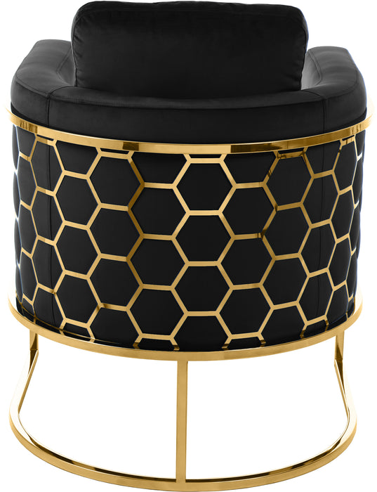 Casa - Chair with Gold Legs - Simple Home Plus