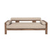 Relic - Outdoor Patio Sofa - Weathered Eucalyptus / Taupe - Simple Home Plus