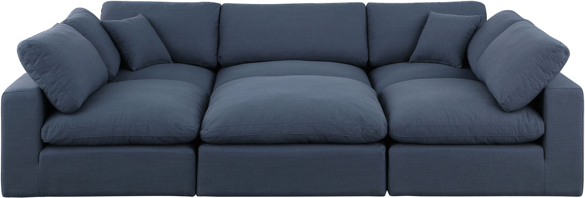 Comfy - 6 Piece Linen Sectional - Simple Home Plus