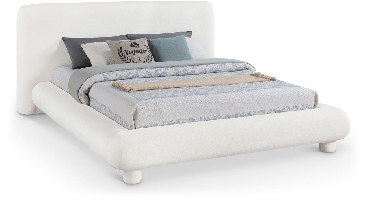 Blair - Chenille Upholstered Bed - Simple Home Plus
