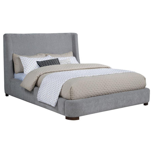 Rennes - Upholstered Wingback Platform Bed - Simple Home Plus