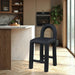 Amari - Faux Leather Stool - Simple Home Plus