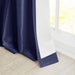 Emilia - Twist Tab Lined Window Curtain - Navy - Simple Home Plus