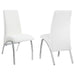 Bishop - Upholstered Dining Side Chair (Set of 2) - White - Simple Home Plus