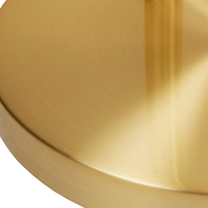Laguna - Weave Shade Floor Lamp - Gold / Natural - Simple Home Plus