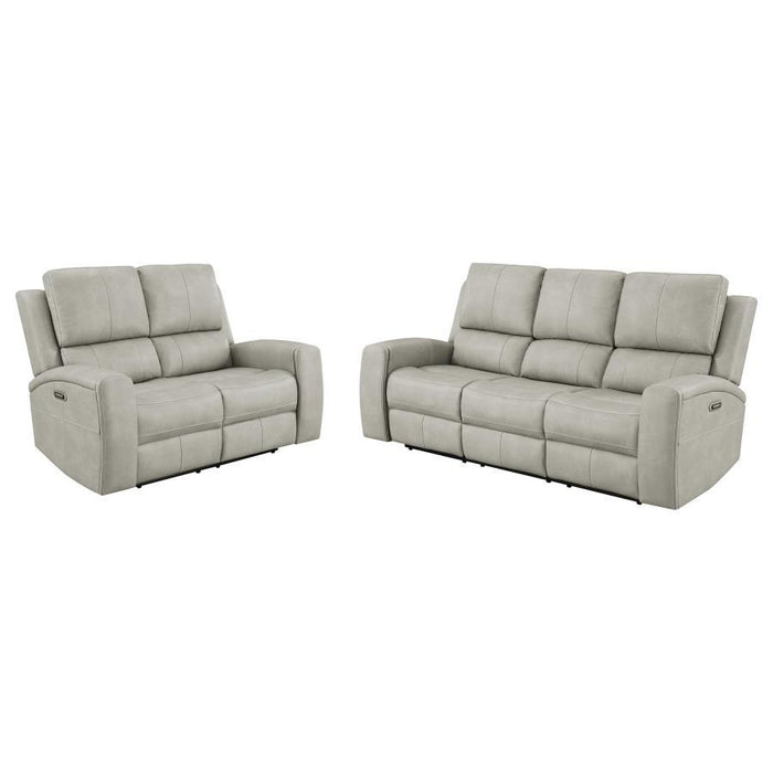 Brickston - Triple Power Reclining Sofa Set - Simple Home Plus