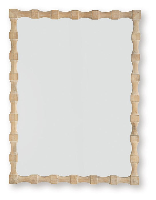 Acelmore - Light Brown - Accent Mirror - Simple Home Plus