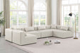 Cube - 6 Piece Modular Armless Sectional - Simple Home Plus