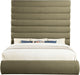 Adam - Boucle Fabric Bed With 89" Headboard - Simple Home Plus