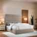 Adam - Linen Fabric Bed With 70.5" Headboard - Simple Home Plus