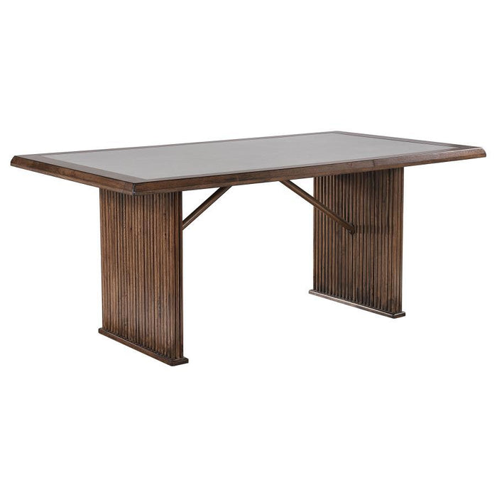 Sherwood - Rectangular Dining Table - Brown - Simple Home Plus