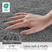 Marshmallow - 24" x 72" Bath Rug - Gray - Simple Home Plus