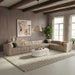 Rummi - Velvet Performance Fabric Upholstered 8 Piece Modular Sectional (With 3 Corner Chairs) - Simple Home Plus