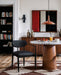 Riccio - Faux Leather Dining Arm Chair (Set of 2) - Black Frame - Simple Home Plus