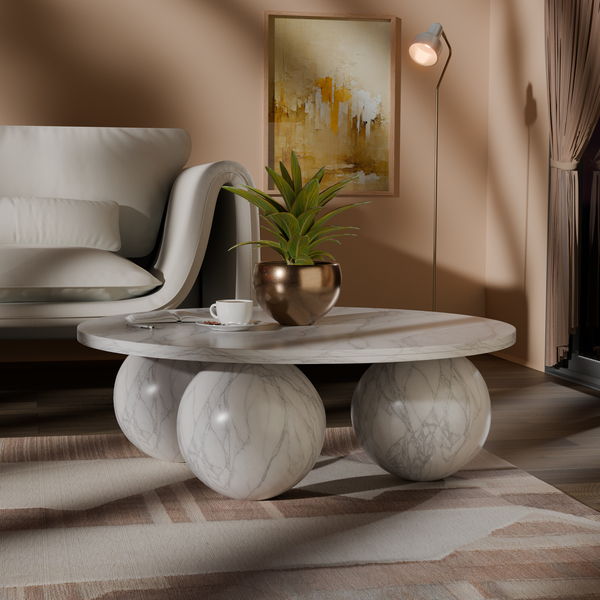 Spherical - Marble/Stone Coffee Table